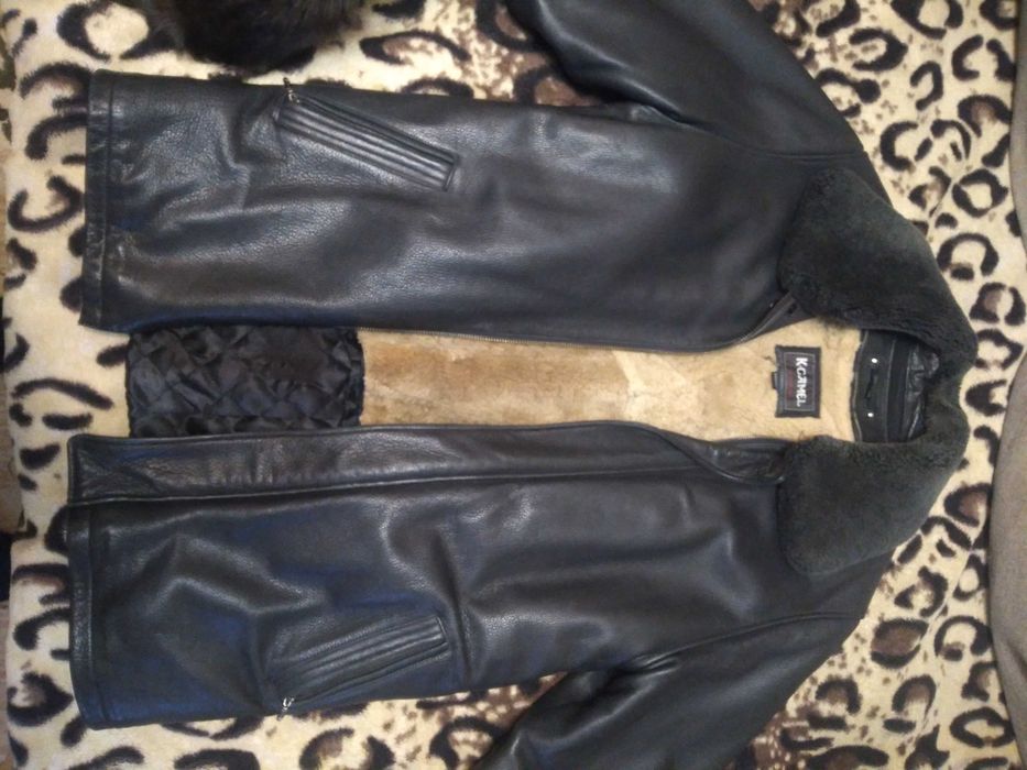 Куртка кожаная осень-зима