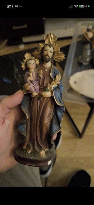 Lote de Figuras Decorativas e Religiosas - Fátima e Artesanato