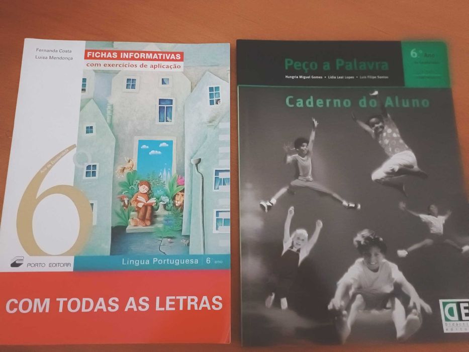 Cadernos de actividades de Português 6ºano