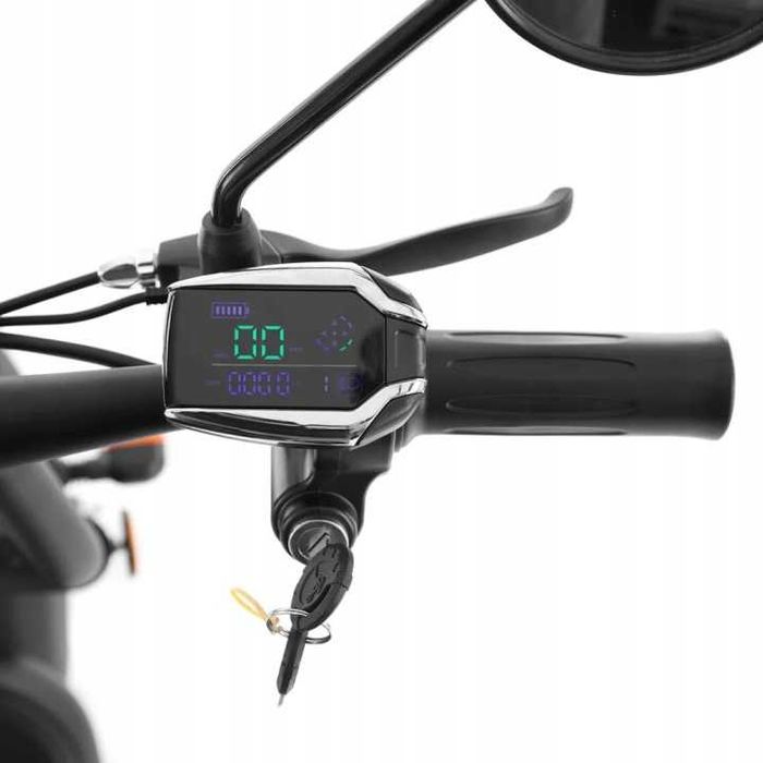 Skuter elektryczny HECHT COCIS MINI CARBON silnik 1000W prędkość 42km/h