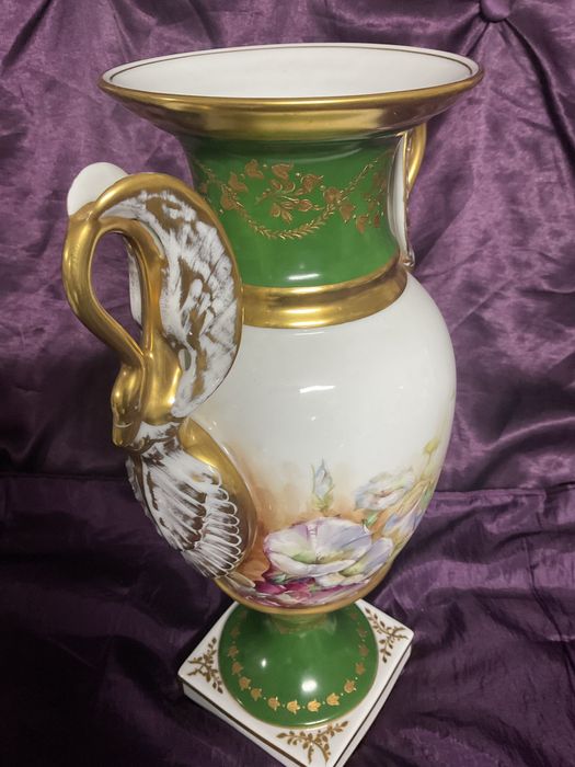 Vaso porcelana pintura manual alt,38 cm  anúncios abaixo