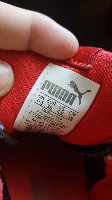 Buty Puma rozmiar 30