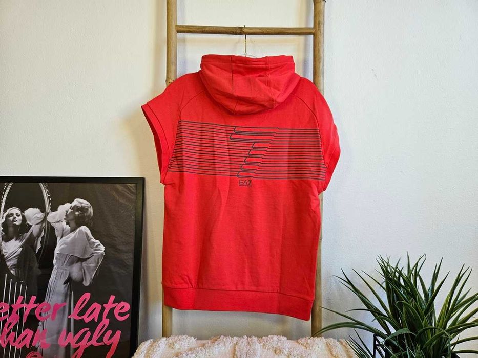 Camisola com capuz Emporio Armani M vermelho