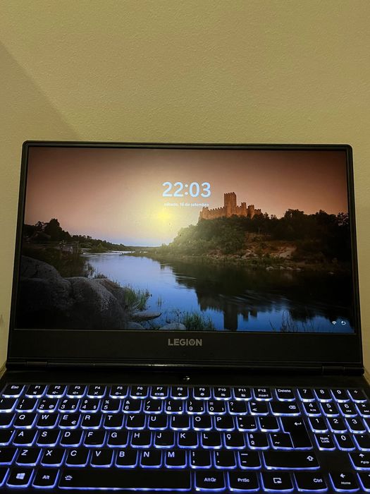 Portátil legion gamer com caixa