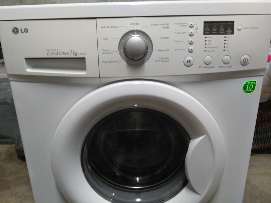 Máquina de lavar roupa LG 7 kg modelo F1068QD1