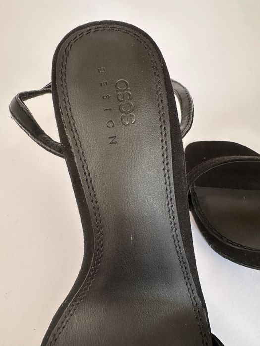 Sandálias pretas minimalistas ASOS Design | Novas | EU 37