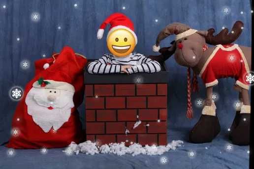 Chaminé em madeira para fotografia estúdio cenário