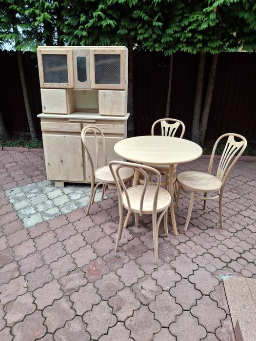 Kredens drewniany prl