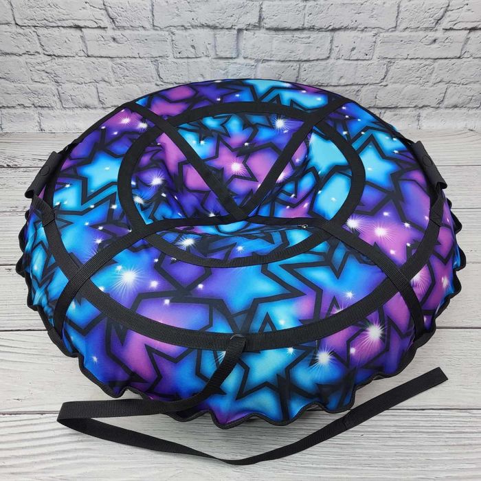 Надувна Ватрушка-плюшка тюбинг Зірочки тюбінг надувний 100 см