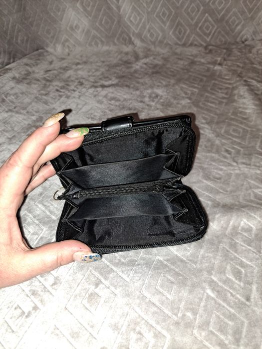 Portfel czarny mały