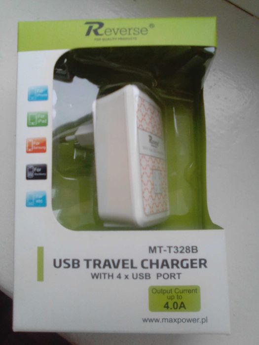 Ładowarka 4xUSB 4A