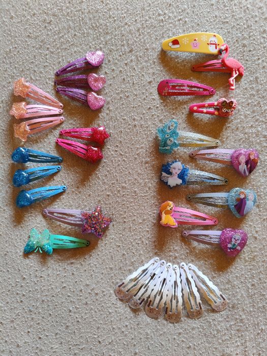 Zestaw spinek do włosów.Kraina lodu.Frozen.Elsa,Anna,Elza.Spinki