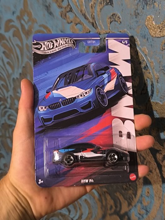 BMW m4 hot wheels silver series