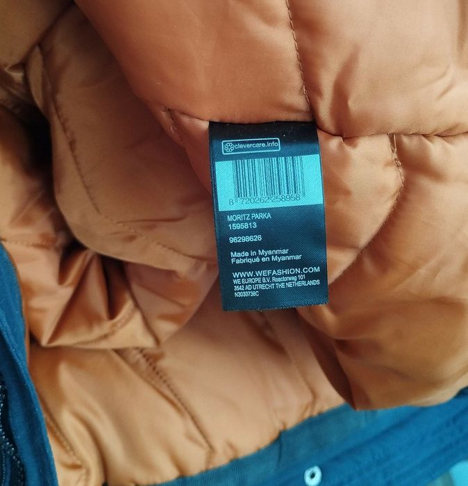 Зимова чоловіча куртка парка WE