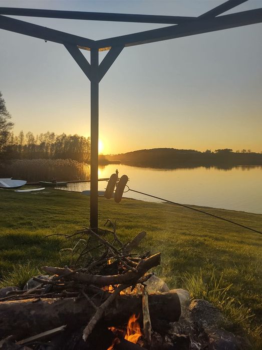 Domek nad jeziorem, 8 osobowy,las,cisza,wędkowanie