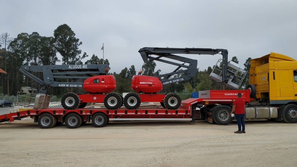 Aluguer de Plataformas Elevatórias Articuladas MANITOU!