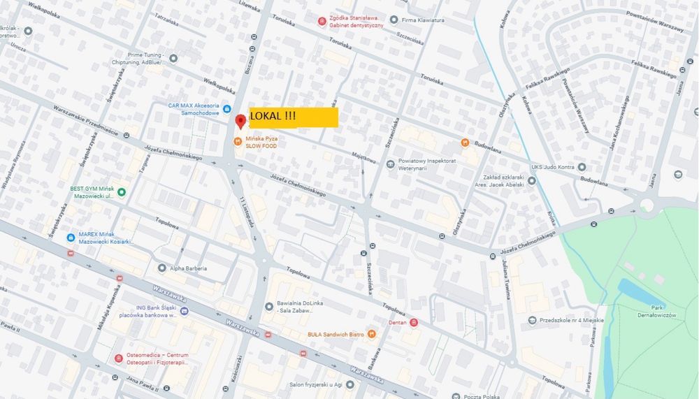 Klimatyzowany lokal  w centrum Minska + miejsce  postojowe