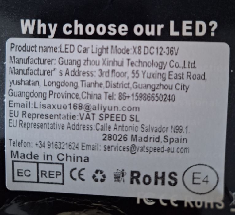 Żarówki reflektorowe led H7