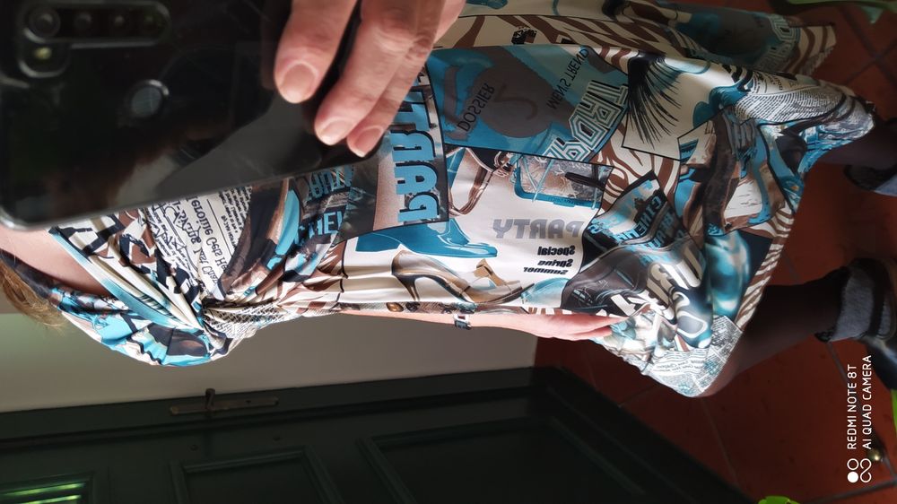 Vestido viscose midi