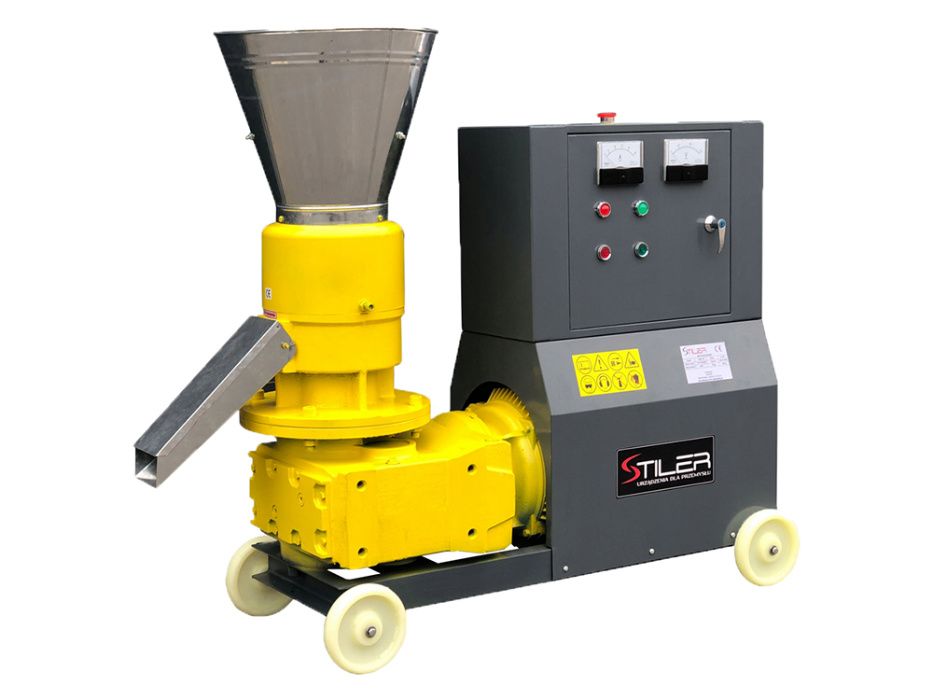 Peleciarka Stiler 11kW TRÓJ ROLKOWA do twardego materiału !