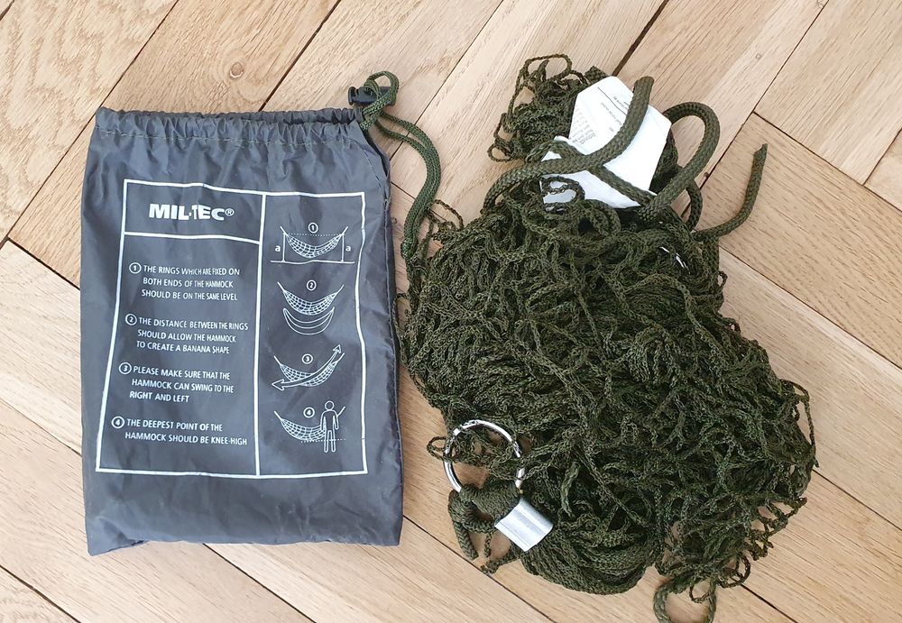 Hamak, decathlon, mil-tec
