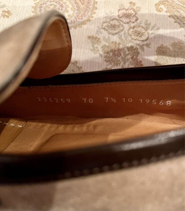 Мужские Итальянские замшевые туфли