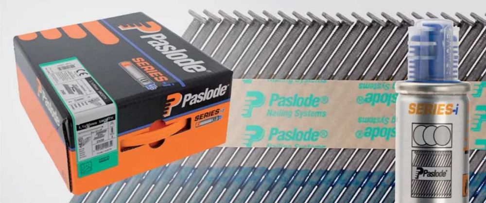 Gwoździe do gwoździarki pierścieniowe Paslode 3,1x90 2500 szt + 2x Gaz