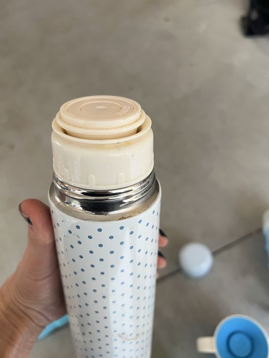 Conjunto termos e doseadores leite bébé