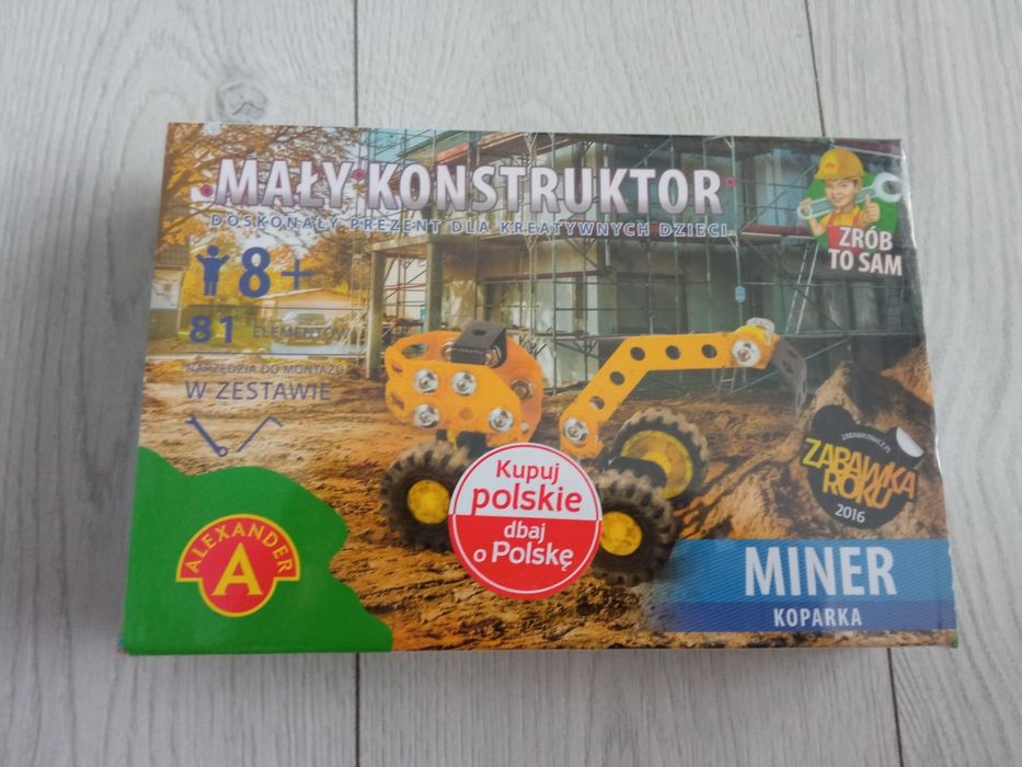 Mały konstruktor koparka
