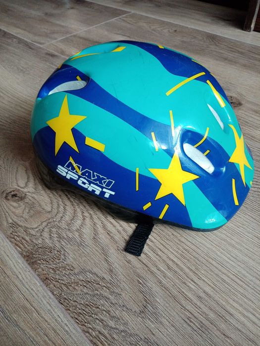 Kask rowerowy na hulajnogę rolki roz S - 52 cm