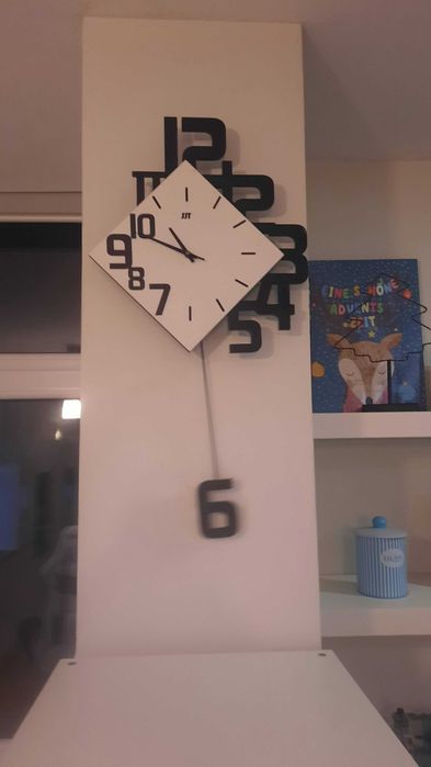 Relógio de parede branco, estilo nórdico