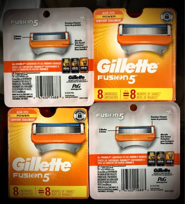 Станки и запаски Gillette fusion, mach 3 джилет. Venus sensor excel slalom. Лезвия. Оригинал.