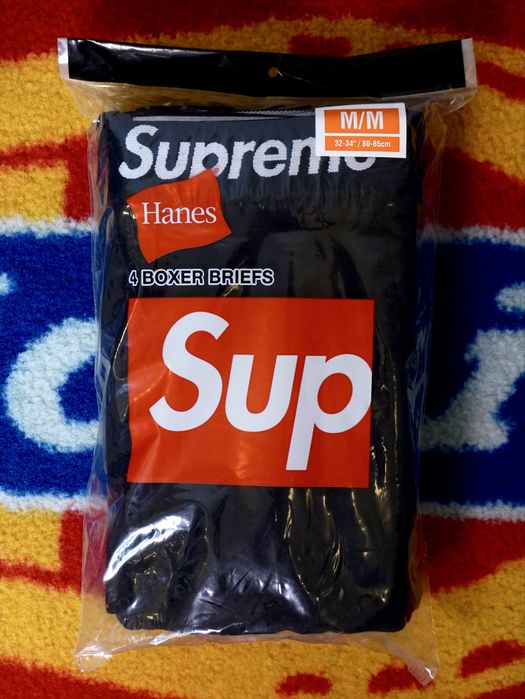 Oryginalne czarne bokserki Supreme / New black Boxers supreme