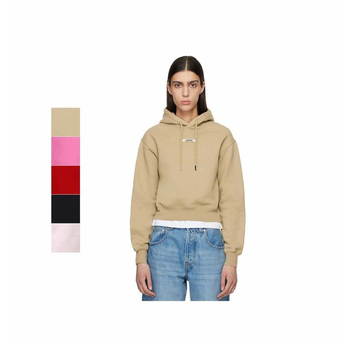 Худі JACQUEMUS The Gros Grain Hoodie Beige \ Pink \ Red \ Black \ Light Pink