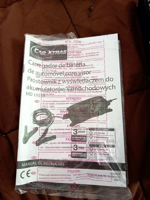 Carregador de bateria Car xtras