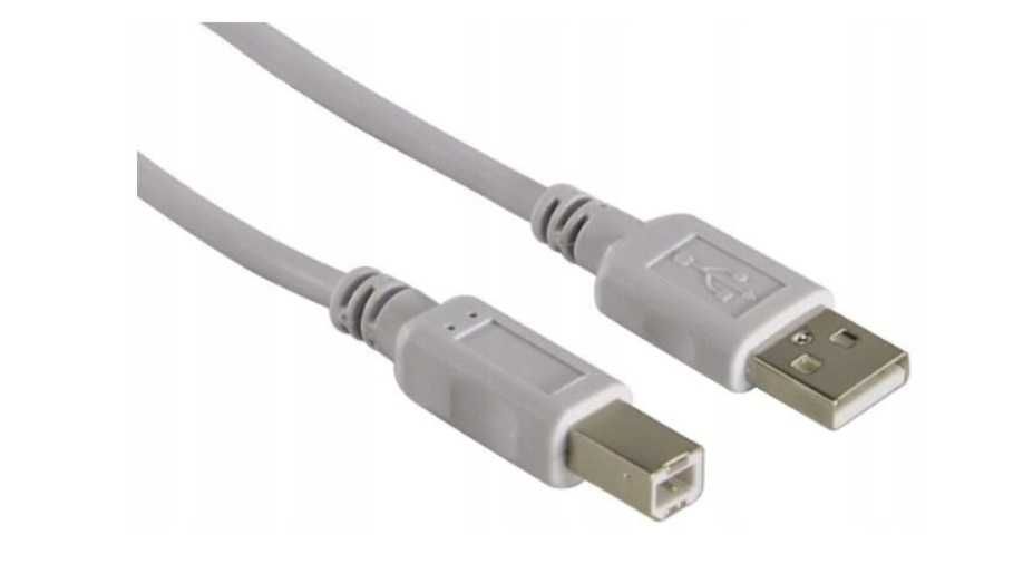 HAMA Kabel do drukarki USB 2.0 Typ A-B 1,5m Połączenie drukarki