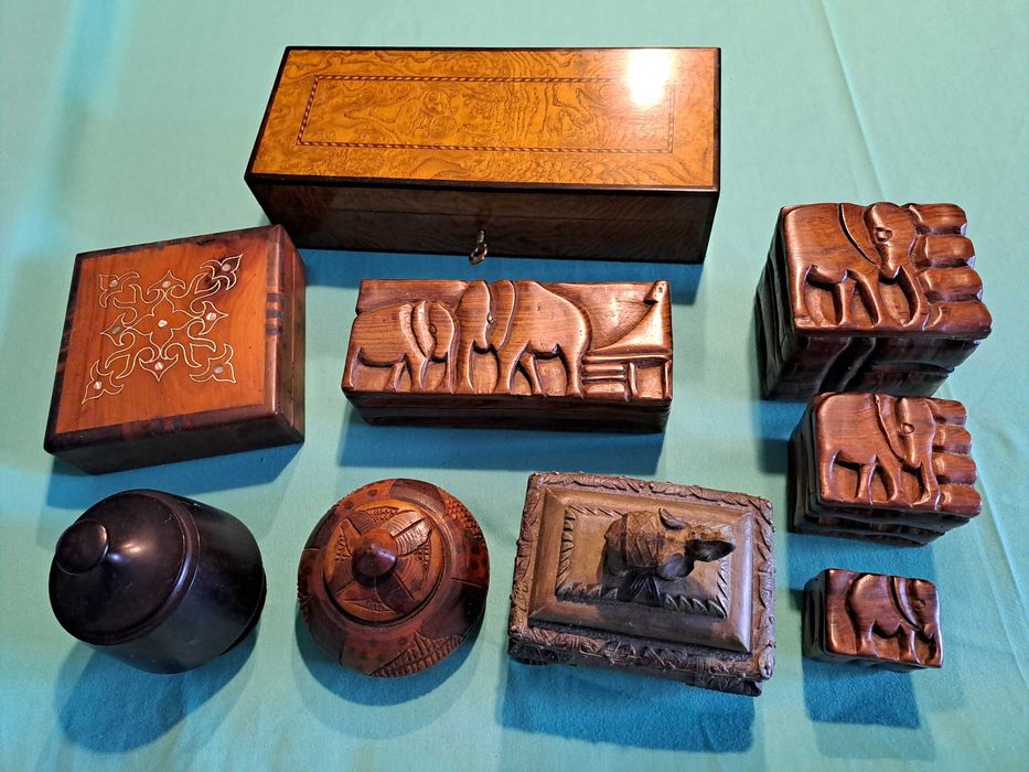 Caixas de madeira Africanas!