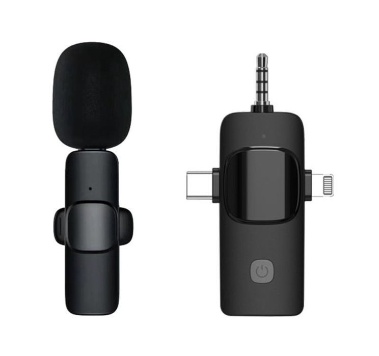 Мікрофон петличний Bluetooth Monty K15 3 в 1