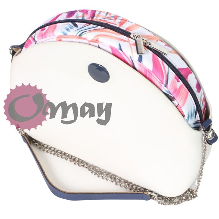 organizer OBAG MOON LIGHT kwiaty cudne róż 2 kieszenie wkład OMAY