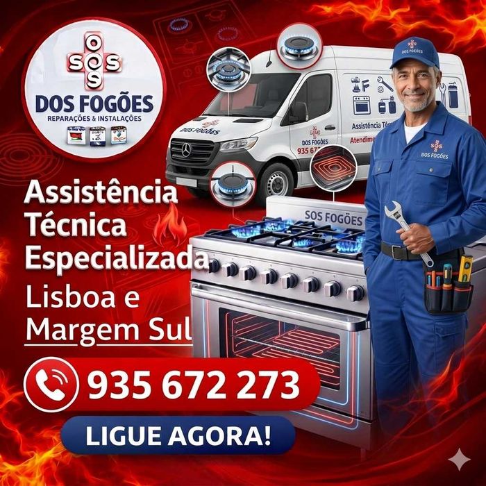 Reparação Fogões a Gás Lisboa e Setúbal | Técnico Certificado 24h