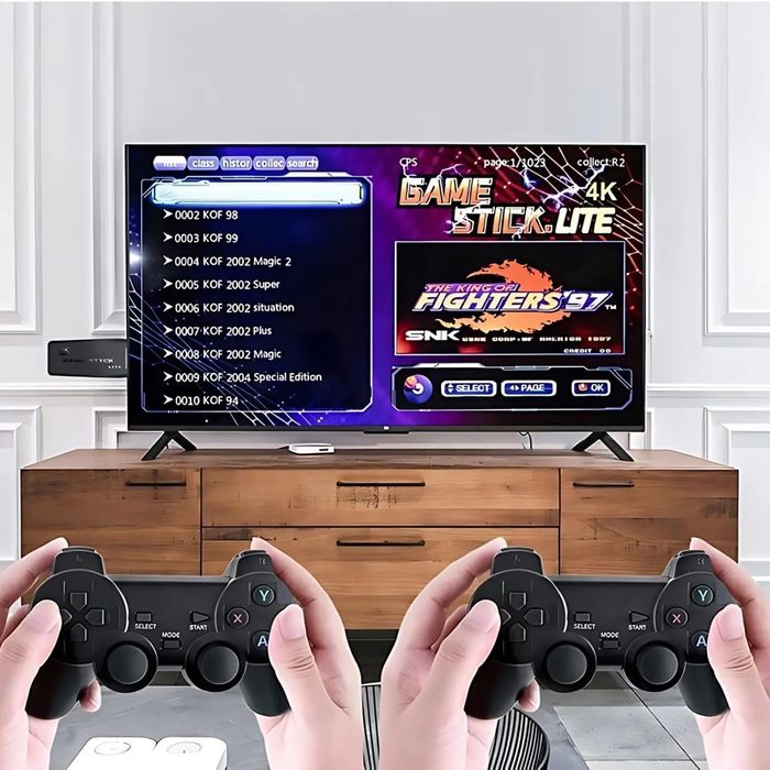 Konsola telewizyjna retro Gamestick HDMI (4K) (128GB) + 2 pady