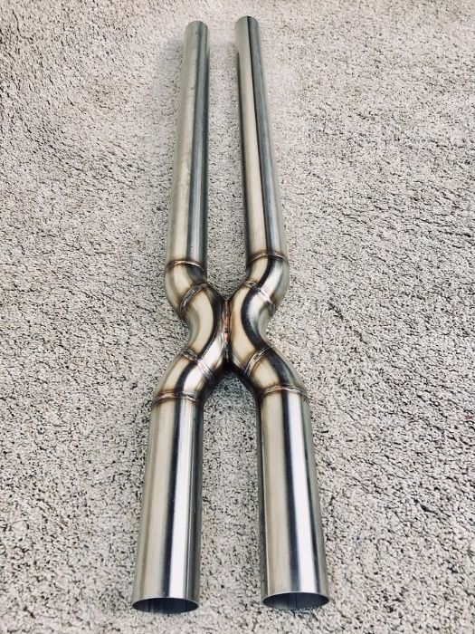 = X-pipe Y-pipe Z-pipe tłumik kwasówka wydech kwasoodporna kolano 60mm