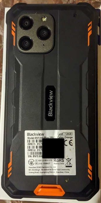 Smartfon Blackview BV5300 Plus 8/128GB Czarny