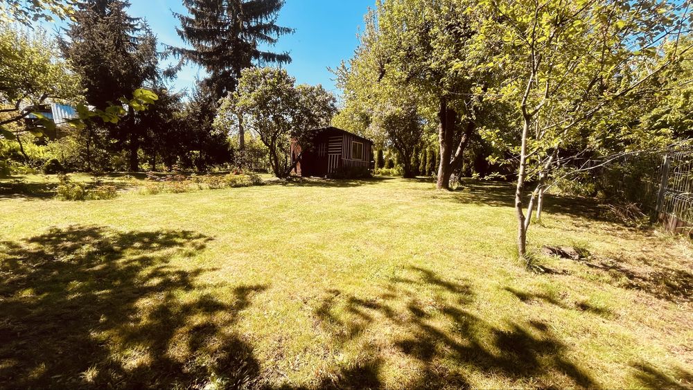 ROD Waszyngtona / Kinowa 490 m² | prąd, woda, WC | duży, zaciszny ogród
