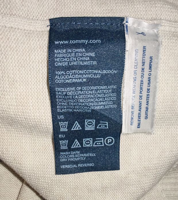 Tommy Hilfiger Quarter-Zip sweter zamek - Elegancki XL