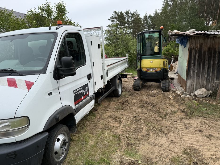 Usługi wywrotka minikoparka Yanmar Vio JCB Cat