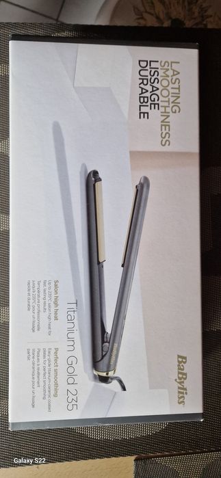 Prostownica do włosów BaByliss Tytanium Gold