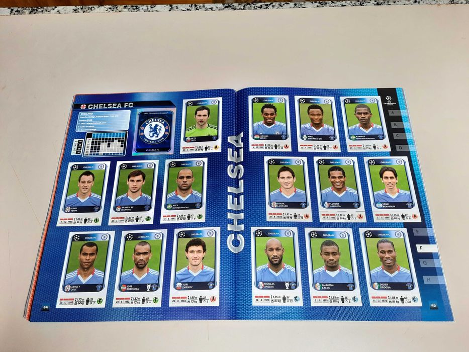 Caderneta de Futebol Champions League 2010/2011 Completa como NOVA