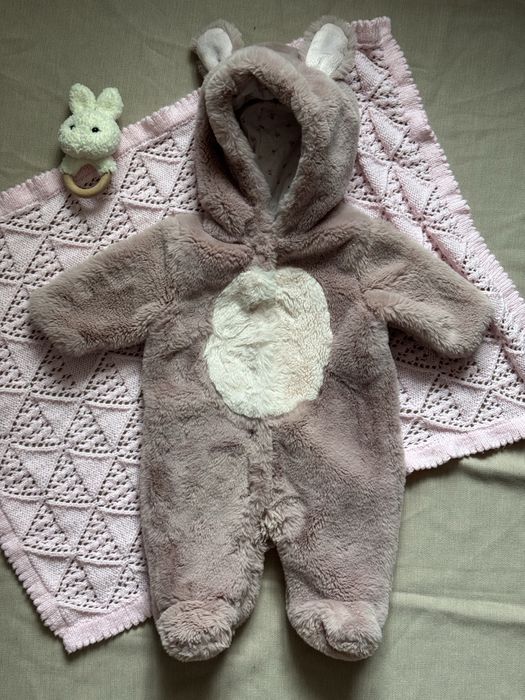 Дитячий комбінезон плюшевий 0-3 міс