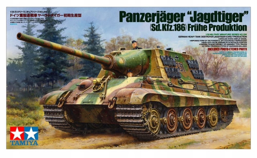 Czołg Jagdtiger (Early Production) model 1:35 Tamiya 35295